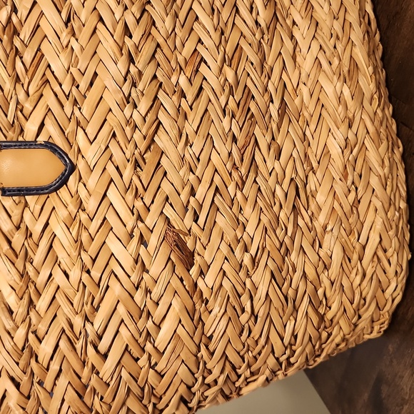 Vineyard Vines For Target Large Straw Summer Beach Tote With Floating Keychains - Picture 15 of 16